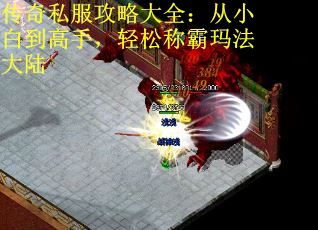 传奇私服攻略大全：从小白到高手，轻松称霸玛法大陆