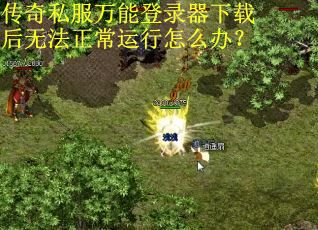 传奇私服万能登录器下载后无法正常运行怎么办？