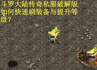 斗罗大陆传奇私服破解版如何快速刷装备与提升等级？
