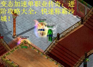 变态加速单职业传奇：进阶攻略大全，快速称霸沙城！