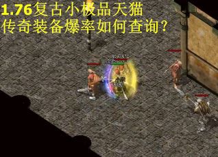 1.76复古小极品天猫传奇装备爆率如何查询？