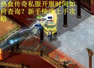 热血传奇私服开服时间如何查询？新手快速上手攻略