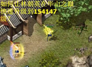 如何让林朝英在华山之巅快速升级到154147级？